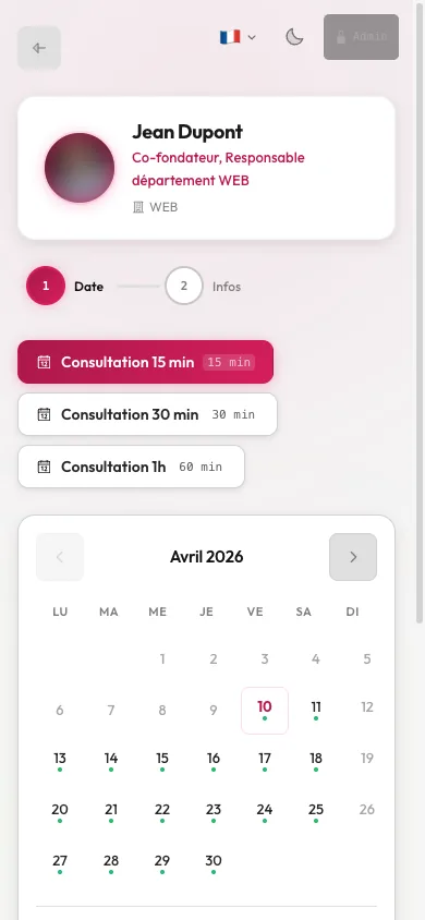 arkplan mobile booking